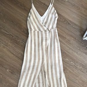 Striped Wrap Dress